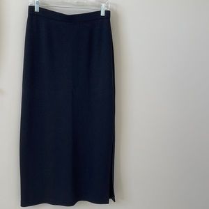 St John Collection black knit skirt, size 8